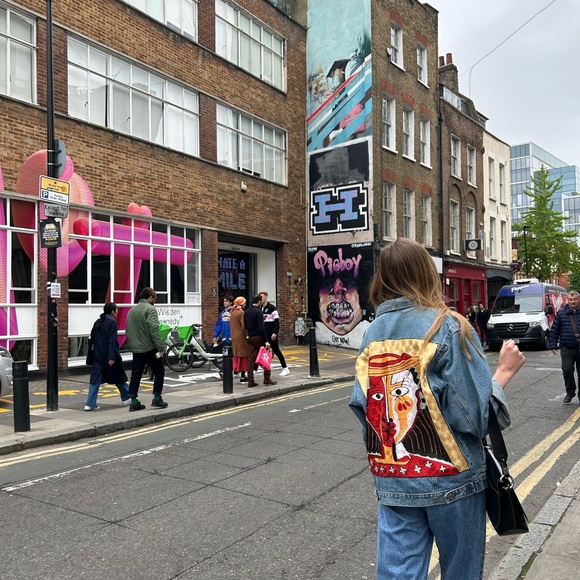 Handmade Denim Jacket - Picture 3 of 5